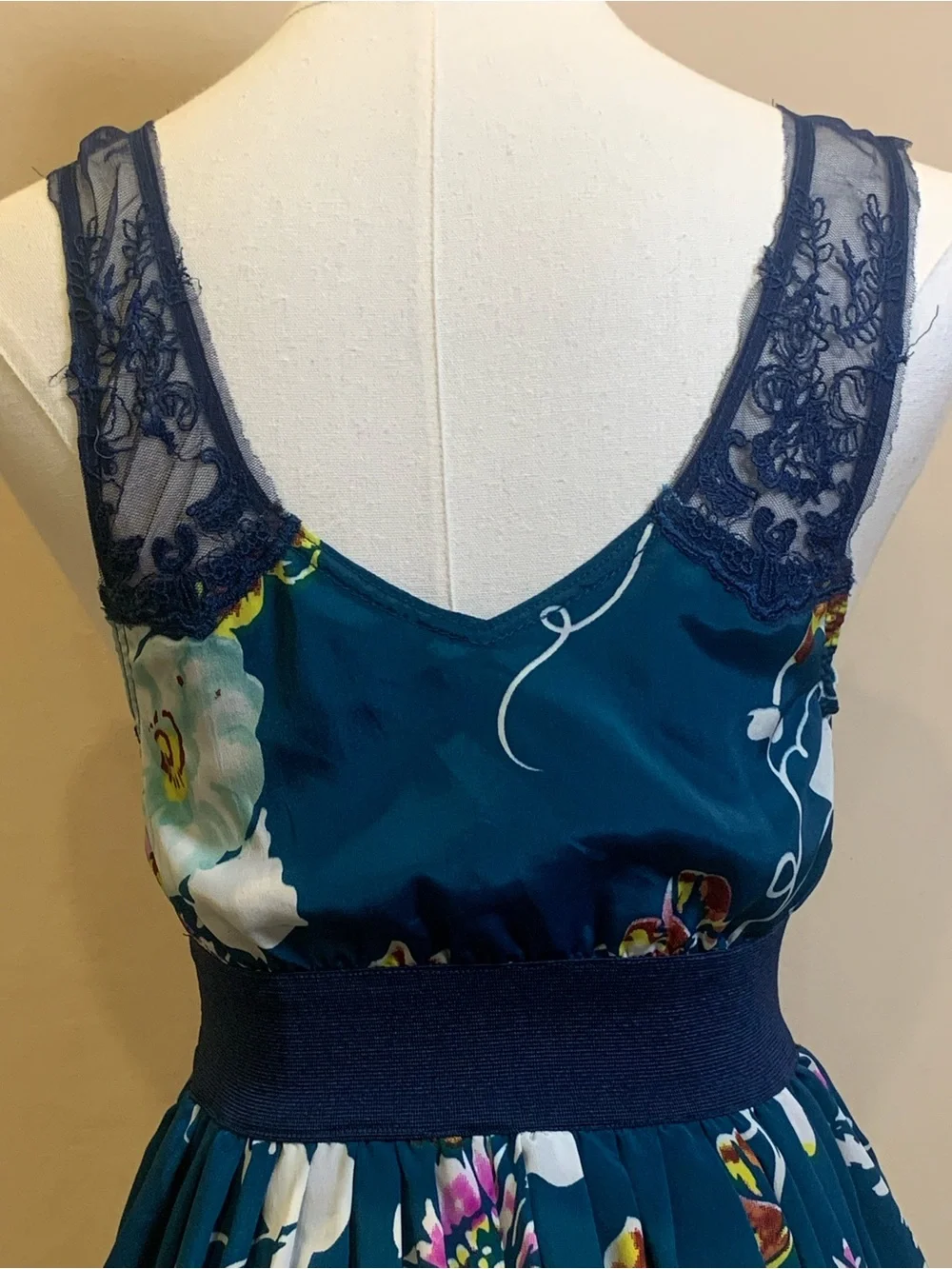 Vintage Free People Floral Dress, Size